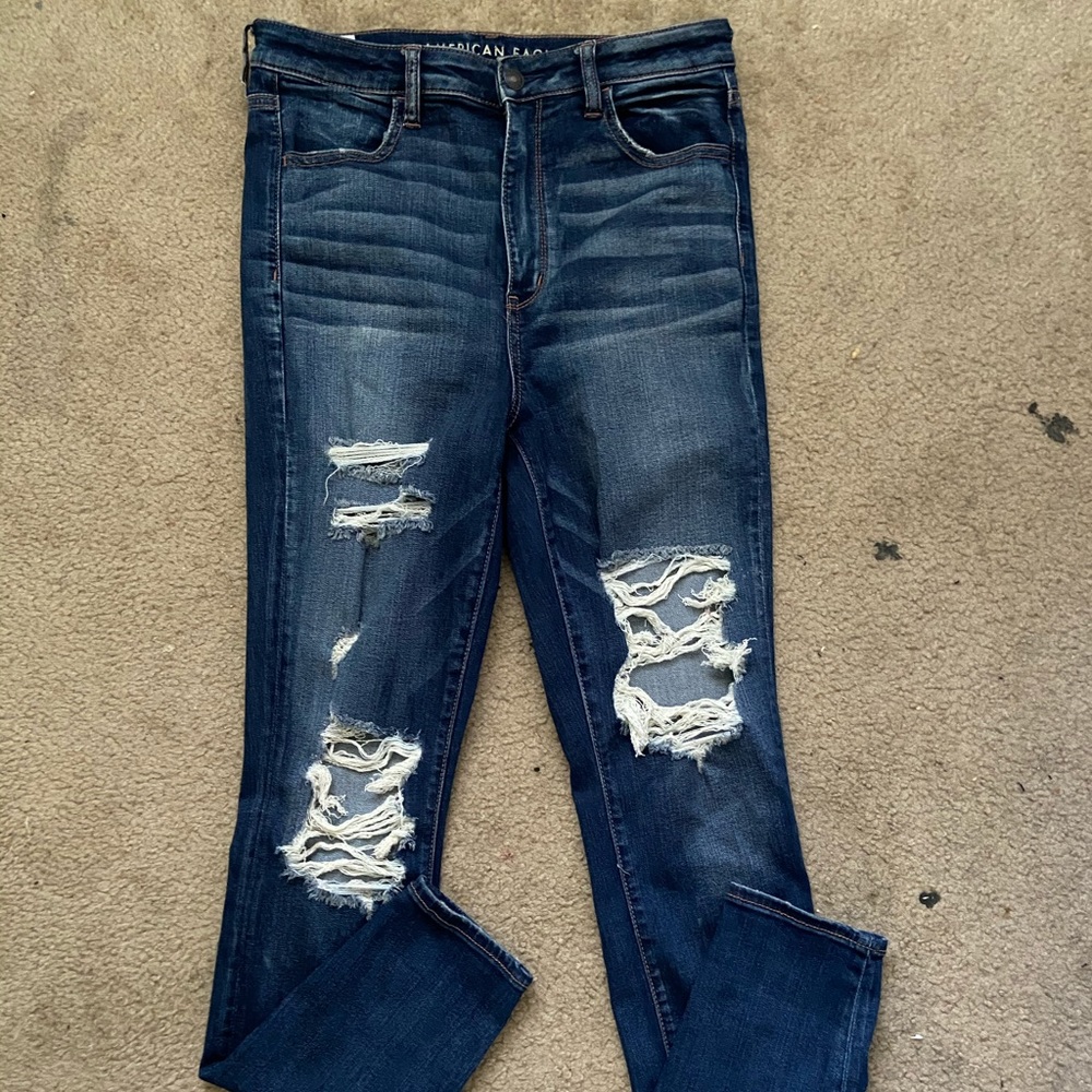 American eagle highest waisted jeans